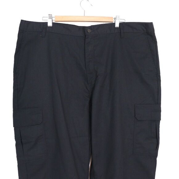 Dickies Cargo Work Pants Black size 44 X 32 - Picture 3 of 6